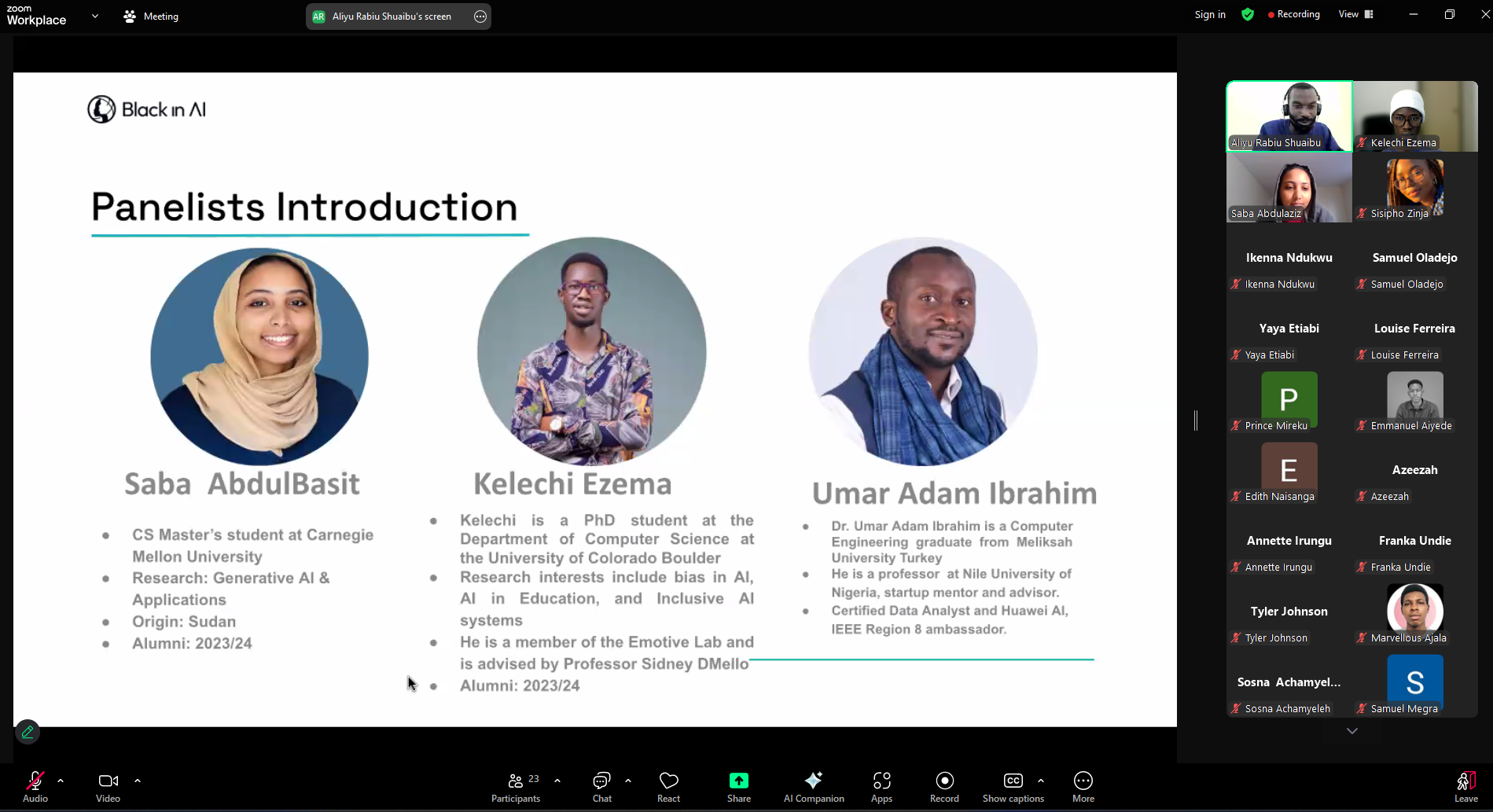 Emerging Leaders in AI Graduate Prep Mentorship